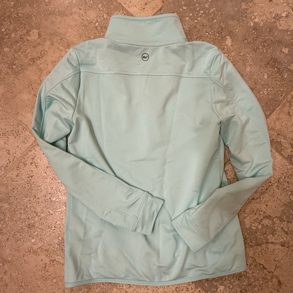 Vineyard Vines Performance Long Sleeve Quarter Front Zip Top Size S - Picture 6 of 7